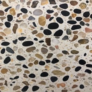 ET-04 White touch of assorted stone