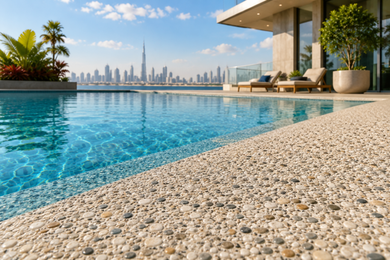 SI Floor Expo Crete PRO: The Flooring System Built for Pools, Decks, and Wet Spaces — Explained Simply